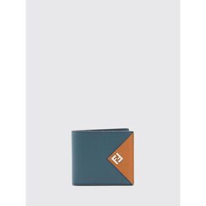 Fendi Men Lui Ff Monogram Grained Leather Bifold Wallet Fendi